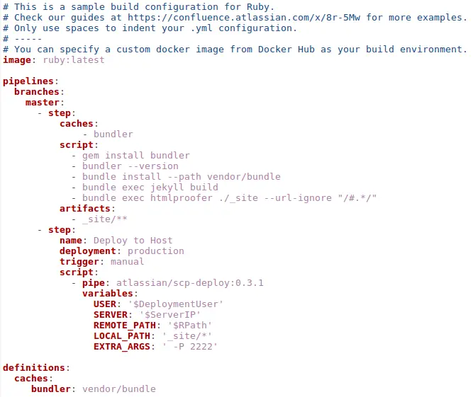 Pipeline Config File