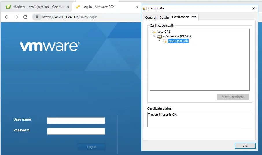 Good ESXI Cert