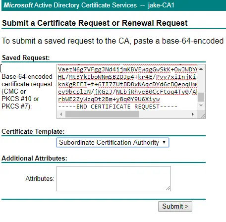 CA Submit